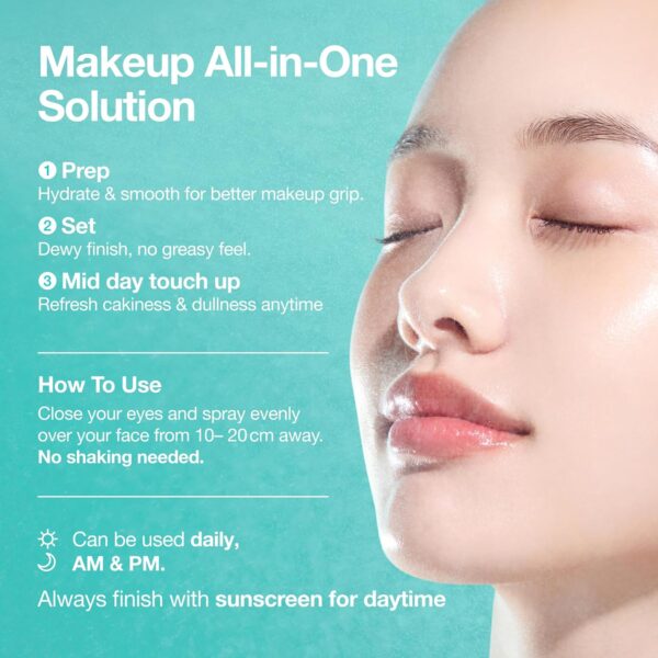 81TuehAgUL._SL1500_.jpg ANUA PDRN Collagen Glow Facial Serum Spray, Hydrating Face Mist, Hyaluronic Acid, dewy glass finish, All Skin Types, Instant Plumping Hydration, Firming Care, Korean Skincare, 3.38 fl oz