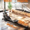 81-8U4-3YyL._AC_SL1500_.jpg YOSUDA Magnetic Rowing Machine for Home - Rower Machine Use with Bluetooth, App Supported, Rowing Machine for Beginners to Athletes, Comfortable Seat Cushion