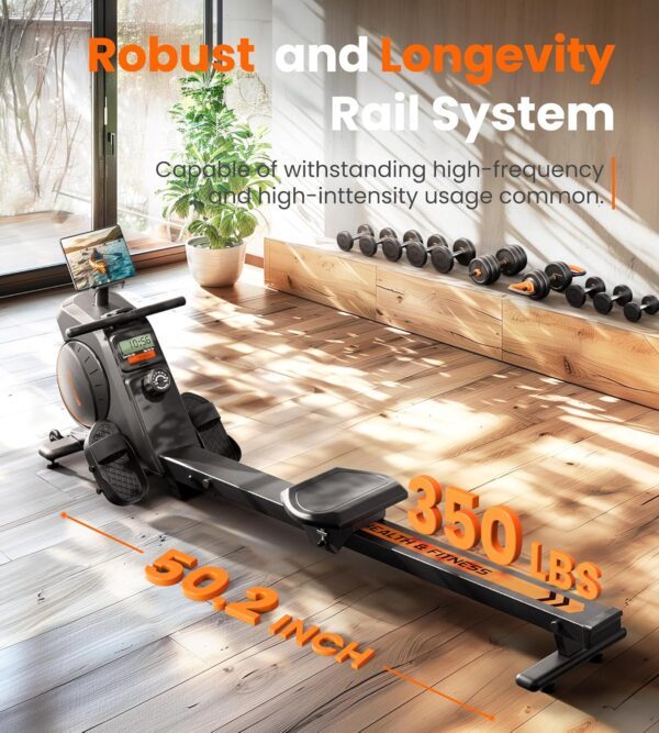 81-8U4-3YyL._AC_SL1500_.jpg YOSUDA Magnetic Rowing Machine for Home - Rower Machine Use with Bluetooth, App Supported, Rowing Machine for Beginners to Athletes, Comfortable Seat Cushion