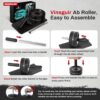 81-Jo3jtqdL._AC_SL1500_.jpg VINSGUIR Ab Roller Wheel, Abs & Core Workout Equipment for Home Gym with Knee Pad Accessories, Abdominal Wheel for Full-body Strength Training