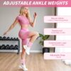 81055AfvGlL._AC_SL1500_.jpg NANATI Pilates Kit, Home Pilates Workout Kit for Women, Pilates Equipment with 14.5" Pilates Ring and Ball, Resistance Bands, Ankle Weights, Sliders & Grip Socks Accessories for Starter Home Workouts