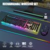 810KeOieQRL._AC_SL1500_.jpg RedThunder K10 Wireless Gaming Keyboard and Mouse Combo, RGB Backlight Rechargeable 3800mAh Battery, 26-Key Anti-ghosting Keyboard + 7D 3200DPI Mice for PC Gamer