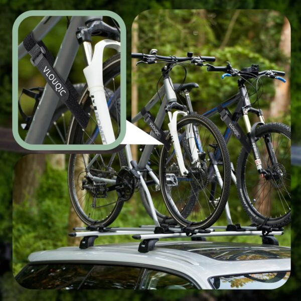 810RC8cjcTL._AC_SL1500_.jpg 4 PCS Bike Rack Straps Bike Wheel Straps, Adjustable Bike Straps for Rack with Durability Hook Bike Car Rack Accessories, Keep The Bicycle Wheel from Spinning for Transportation and Storage