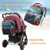 8110WLRRwCL._SL1500_.jpg Astro alan Baby Diaper Bags with Changing Station, Waterproof Diaper Bag Backpack for Moms Dads with USB Charging Port, Baby Shower Gifts, Large Capacity diaper backpack, Red-Green-Blue