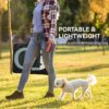 813o0DKwT3L._AC_SL1500_.jpg Siedihit Dog Cat Playpen, Puppy Pet Playpen Indoor for Small Dog Crate Tent Cage Outdoor, Portable Pop Up Dogs Enclosure Kennel with Carrying Case for Dogs/Cats/Rabbits(Grey, Small