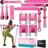 813sEL15XeL._AC_SL1500_.jpg Ayombo Pilates Bar Kit with Resistance Bands, Pilates Workout Equipment for Legs, Hip, Waist, Arm, Squats Exercise Equipment for Home Workouts, Adjustable 3-Section Pilates Bar Kit for Women & Men
