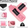 Ankle Resistance Bands with Cuffs, Ankle Bands for Working Out, Ankle Resistance Band for Legs and Glutes Workout Equipment, Butt Exercise Equipment for Women