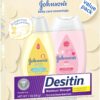 815gQcWAfL._AC_SL1500_.jpg Johnson's Baby Care Essentials Gift Set, Body Lotion, & Zinc Oxide Diaper Rash Paste for Baby's Delicate Skin, Value Pack, Travel-Size, Bath Essentials Must Haves, Baby Gifts, 3 Items