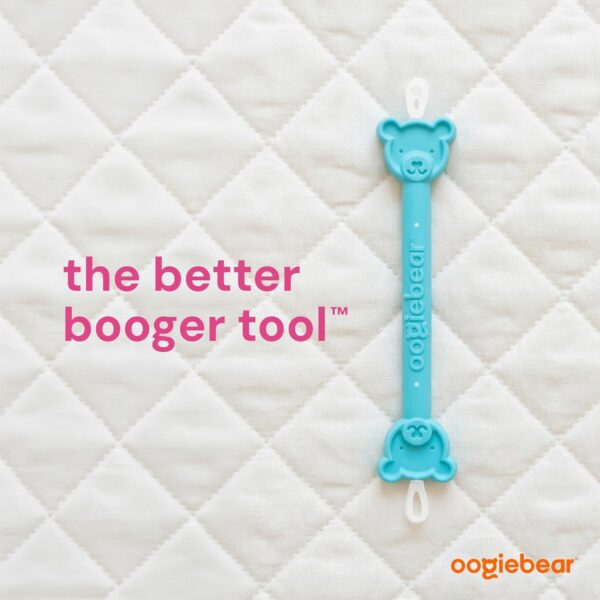 oogiebear Baby Nose Cleaner & Ear Wax Removal Tool - Safe Booger & Earwax Removal for Newborns, Infants, Toddlers - Dual-Ended - Essential Baby Stuff