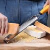 Deiss PRO Lemon Zester & Heavy Duty Cheese Grater & Vegetable Grater - Parmesan Cheese Lemon, Garlic, Nutmeg, Chocolate, Fruits, Vegetables, Ginger Grater - Cheese Shredder & Stainless Steel Grater
