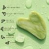 BAIMEI IcyMe Gua Sha & Jade Roller Set, Cooling Face Roller & Gua Sha Tool for Depuffing, Facial Sculpting & Jawline Definition, Smooth Rolling Skincare Tools for Women & Men – Green