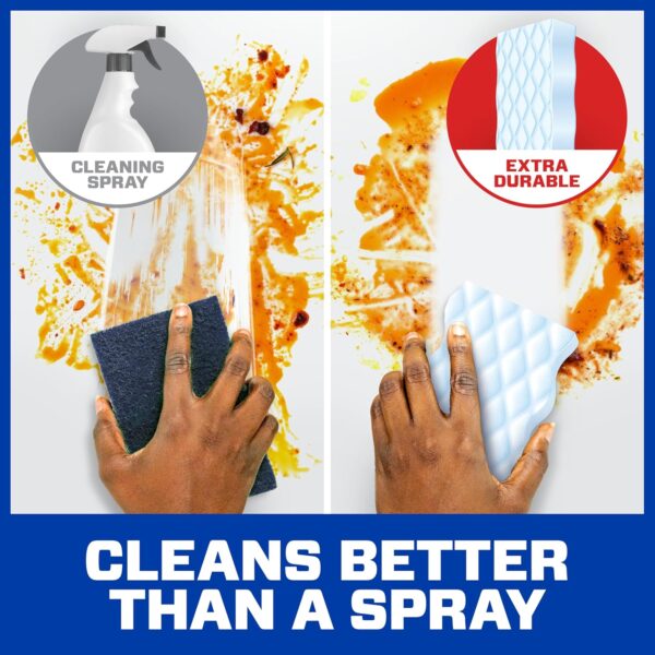 Mr. Clean Magic Eraser Sponge, All Purpose Cleaner, Cleaning Scrubber, Kitchen, Bathroom, Shower, Oven, Cleaning Supplies, Variety Pack with 1 Ultra Thick, 2 Ultra Foamy, & 3 Extra Durable, 6ct