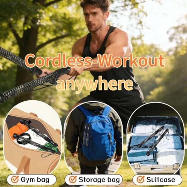 81CAyg2WulL._AC_SL1500_.jpg Ropeless Battle Ropes for Home Gym-Portable Cordless Training Rope Fitness Equipment for Men & Women,Weighted Workout Ropes for HIIT,Versatile Exercise Equipment for Home and Travel(Black)