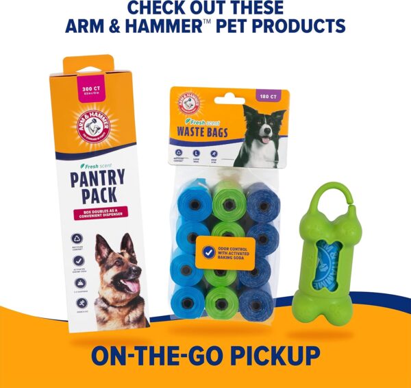 81CO0MN-8TL._AC_SL1500_.jpg Arm & Hammer Dog Pooper Scooper Swivel Bin & Rake, Poop Scoop for Dogs, Black (2 Heavy Duty Scented Waste Bags Included)