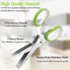81D5ixCrbEL._AC_SL1500_.jpg 2026 Upgraded Herb Scissors, Effortless Herb Shears Cutter Tool with Sharp Stainless Steel Blades for Fresh Herbs, Must-Have Kitchen & Cooking Gadget, Green