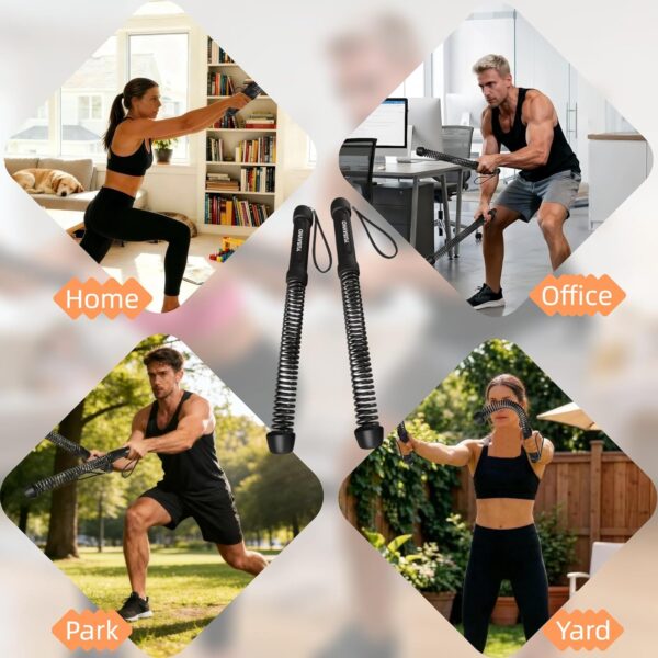 81DZf8kGVtL._AC_SL1500_.jpg Ropeless Battle Ropes for Home Gym-Portable Cordless Training Rope Fitness Equipment for Men & Women,Weighted Workout Ropes for HIIT,Versatile Exercise Equipment for Home and Travel(Black)