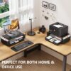 81DwasggyrL._AC_SL1500_.jpg OPNICE Desk Organizers and Accessories, Computer Monitor Stand Riser with Drawer and 2 Pen Holders, Printer & Laptop Stand, Office Desk Accessories & Workspace Organizers for Home Office Supplies, Black