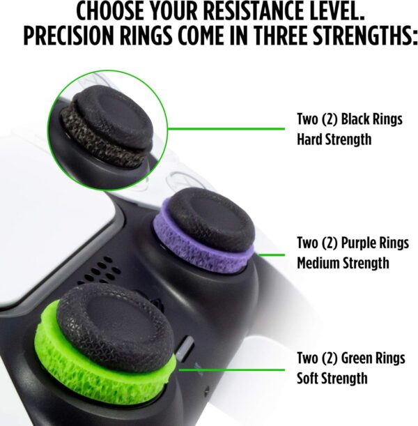 81HaI9q-ZLL._AC_SL1500_.jpg KontrolFreek Precision Rings | Aim Assist Motion Control for PlayStation 4 (PS4), PS5, Xbox One, XBX, Switch Pro & Scuf Controller (Black/Purple/Green)