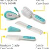 81HnDLuEuRL._AC_SL1500_.jpg Safety 1st Deluxe Baby Healthcare and Grooming Kit, Arctic Blue, Newborn Baby Essentials, One Size, 25 Pieces