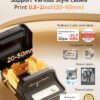 NIIMBOT B21 Pro Label Maker, 300DPI HD Label Printer, Ideal for Notes,Photos, Study Graphics, Memo Maker,50x30mm Label(Black)