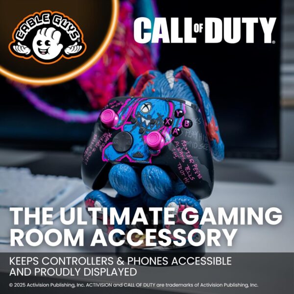 Cable Guys Call of Duty Mr Peeks Controller Holder & Phone Stand - Gaming Setup Accessories for Desk and Game Room, Controller Stand Compatible with Xbox, PlayStation & Most Standard Game Controllers