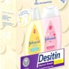 81Jc9bBJKsL._AC_SL1500_.jpg Johnson's Baby Care Essentials Gift Set, Body Lotion, & Zinc Oxide Diaper Rash Paste for Baby's Delicate Skin, Value Pack, Travel-Size, Bath Essentials Must Haves, Baby Gifts, 3 Items