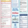 Johnson's Baby Gentle Care Kit with Infants' Tylenol Pain Reliever, Zarbee's Soothing Saline Mist, Desitin Maximum Strength Diaper Rash Ointment & Johnson's Baby Head-To-Toe Wash, 4 Items
