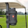 10L0L Upgraded Speaker Mount for Golf Cart Accessories, Adjustable Strap Fits Bluetooth Wireless Speaker Holder for Yamaha, EZGO, Club Car Carts and Bike