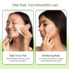 81PE5wf0xFL._SL1500_.jpg JiYu Toning Polish Pads - Korean Skincare for Dark Spots, Wrinkles & Dull Skin - Hydrating Facial Treatment with Snail Mucin, Niacinamide, Peptides & Centella - 100 Count