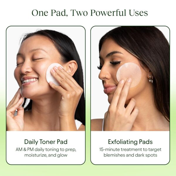 81PE5wf0xFL._SL1500_.jpg JiYu Toning Polish Pads - Korean Skincare for Dark Spots, Wrinkles & Dull Skin - Hydrating Facial Treatment with Snail Mucin, Niacinamide, Peptides & Centella - 100 Count