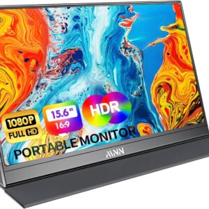 81Q9vMNUOyL._AC_SL1500_.jpg MNN Portable Monitor 15.6inch FHD 1080P USB C HDMI Gaming Ultra-Slim IPS Display w/Smart Cover & Speakers,HDR Plug&Play, External Monitor for Laptop PC Phone Mac (15.6'' 1080P)
