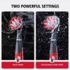 Rubbermaid Reveal Power Scrubber 18-Piece Kit, Cordless Electric Battery Powered Scrub Brush, Water Resistant, for Home/Kitchen/Bathroom/Grout/Tile/Shower/Tub