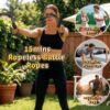 81SZmRoBqRL._AC_SL1500_.jpg Ropeless Battle Ropes for Home Gym-Portable Cordless Training Rope Fitness Equipment for Men & Women,Weighted Workout Ropes for HIIT,Versatile Exercise Equipment for Home and Travel(Black)
