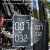 Tire Inflator Portable Air Compressor - 5200mAh 150PSI Quickly Inflate Portable Air Pump for Car Tires/Bike/Basketball with LED Large Dual Screen, Pressure Gauge & Auto Shut-Off
