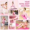 81TlCnsk27L._AC_SL1500_.jpg NANATI Pilates Kit, Home Pilates Workout Kit for Women, Pilates Equipment with 14.5" Pilates Ring and Ball, Resistance Bands, Ankle Weights, Sliders & Grip Socks Accessories for Starter Home Workouts