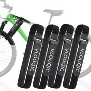 81UDNEpFG8L._AC_SL1500_.jpg 4 PCS Bike Rack Straps Bike Wheel Straps, Adjustable Bike Straps for Rack with Durability Hook Bike Car Rack Accessories, Keep The Bicycle Wheel from Spinning for Transportation and Storage