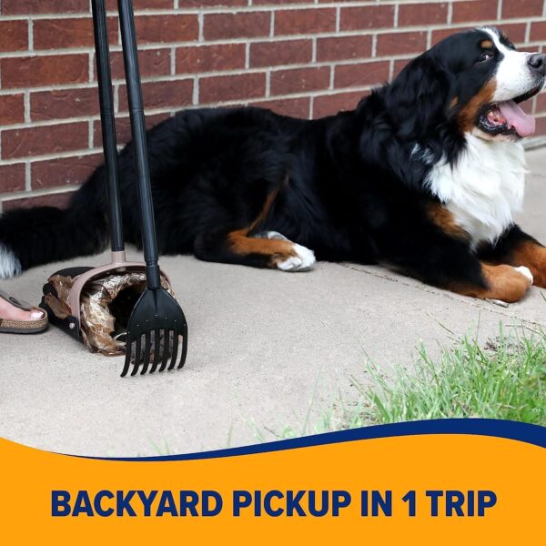 81UsbPzGnVL._AC_SL1500_.jpg Arm & Hammer Dog Pooper Scooper Swivel Bin & Rake, Poop Scoop for Dogs, Black (2 Heavy Duty Scented Waste Bags Included)