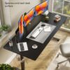 81WWvfmswtL._AC_SL1500_.jpg SANODESK Electric Standing Desk 71 x 32 Inches, Height Adjustable Sit Stand with Large Splice Board Desktop for Home Office, Computer Workstations,Memory Ergonomic Computer Desk, Black Frame/Black Top