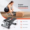 81YHmWT-clL._AC_SL1500_.jpg Sunny Health & Fitness Mini Steppers for Exercise at Home, Stair Step Workout Machine with Resistance Bands, Full Body Cardio Equipment, Optional Free SunnyFit App Connection Smart Stepper