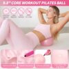 81Z9DFrWVXL._AC_SL1500_.jpg NANATI Pilates Kit, Home Pilates Workout Kit for Women, Pilates Equipment with 14.5" Pilates Ring and Ball, Resistance Bands, Ankle Weights, Sliders & Grip Socks Accessories for Starter Home Workouts