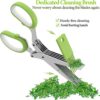 81ZvVCgjuL._AC_SL1500_.jpg 2026 Upgraded Herb Scissors, Effortless Herb Shears Cutter Tool with Sharp Stainless Steel Blades for Fresh Herbs, Must-Have Kitchen & Cooking Gadget, Green