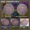 Ultimate Gamer Gift for Men - Double Sided Decision Maker Coin for Boyfriend, Husband & Gamers | Stress-Relieving Gaming Accessories for Birthday, Christmas & Valentines Day, Gamer Stocking Stuffer
