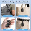81bv2wjz-NL._AC_SL1500_.jpg Portable Charger for Apple Watch, 2500mAh & Digital Display – Magnetic Fast Charging iWatch Charger for Travel & Keychain Use – Works with Apple Watch Series (Black)