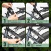 81fl58ASjlL._AC_SL1500_.jpg 4 PCS Bike Rack Straps Bike Wheel Straps, Adjustable Bike Straps for Rack with Durability Hook Bike Car Rack Accessories, Keep The Bicycle Wheel from Spinning for Transportation and Storage
