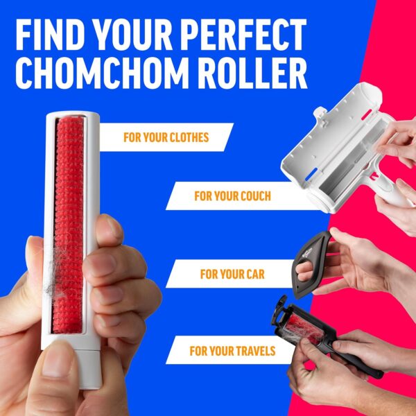 81hFPNC7qHL._AC_SL1500_.jpg ChomChom Roller & Rake – Reusable Pet Hair Removal Roller with Rake Attachment for Cat & Dog Fur on Furniture, Couch, Carpet, Car, Rugs, Bedding & More– Portable, Eco-Friendly