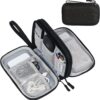81hLyL0rX2S._AC_SL1500_.jpg FYY Travel Cable Organizer Pouch Electronic Accessories Carry Case Portable Waterproof Double Layers All-in-One Storage Bag for Cord, Charger, Phone, Earphone Black