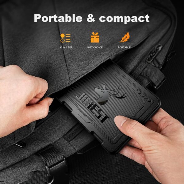 81iNIhGLcEL._AC_SL1500_.jpg JOREST 40Pcs Small Precision Screwdriver Set with Torx Triwing Phillips, Mini Repair Tool Kit for Macbook, Computer, Laptop, PC, iPhone, PS5, Xbox, Switch, Glasses, Watch, Ring Doorbell, Electronics