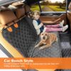 81jJTuojHwL._AC_SL1500_.jpg URPOWER Dog Car Seat Cover for Pets 100% Waterproof Seat Cover Hammock 600D Heavy Duty Scratch Proof Nonslip Durable Soft Back Seat Covers for Cars and SUVs