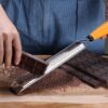 Deiss PRO Lemon Zester & Heavy Duty Cheese Grater & Vegetable Grater - Parmesan Cheese Lemon, Garlic, Nutmeg, Chocolate, Fruits, Vegetables, Ginger Grater - Cheese Shredder & Stainless Steel Grater
