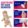 81k0mn2Gx0L._AC_SL1500_.jpg ChomChom Roller Pet Hair Remover – Original Size Reusable Lint Roller for Cat & Dog Hair on Furniture, Couch, Carpet, Car, Rugs & Bedding – Portable, Eco-Friendly (White)